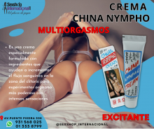 CHINA NYMPHO CREMA PARA ORGASMO FEMENINO MULTIPLE-SEXSHOP PTE PIEDRA